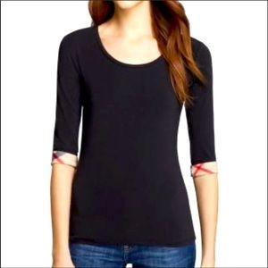 Burberry sleeve top